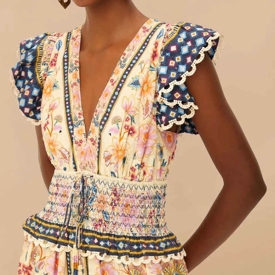 Dresses|Dresses|RIXO Farm Rio Superbloom Tapestry Cotton Maxi Dress - L