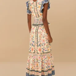 Dresses|Dresses|RIXO Farm Rio Superbloom Tapestry Cotton Maxi Dress - L