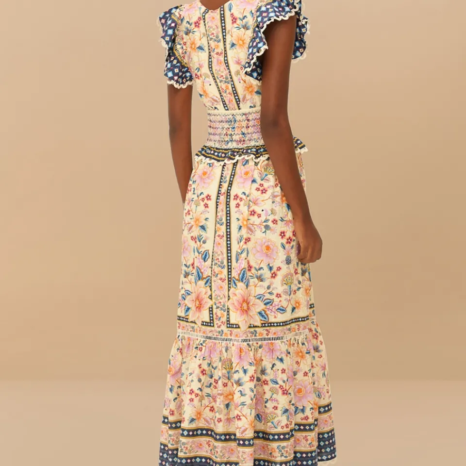 Dresses|Dresses|RIXO Farm Rio Superbloom Tapestry Cotton Maxi Dress - L