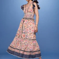 Dresses|Dresses|RIXO Farm Rio Superbloom Tapestry Cotton Maxi Dress - L
