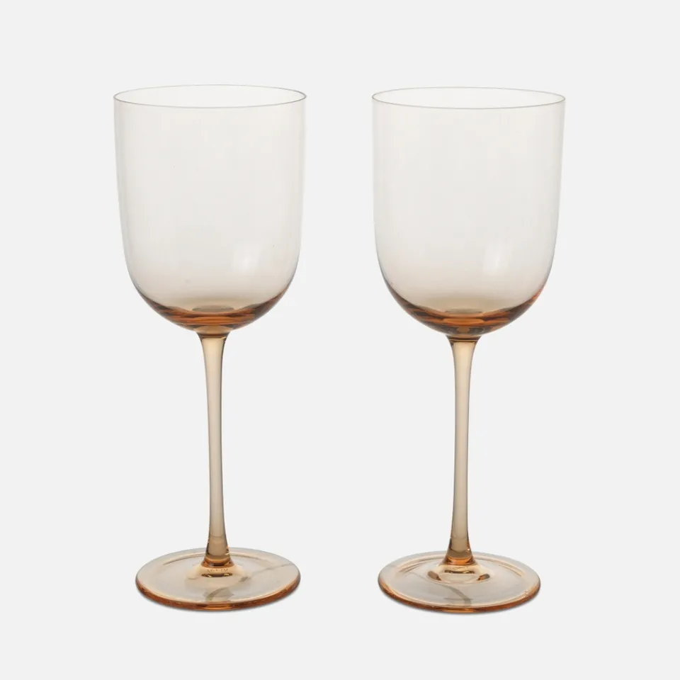Dining|Ferm Living Host Red Wine Glasses - Set of 2 - Blush