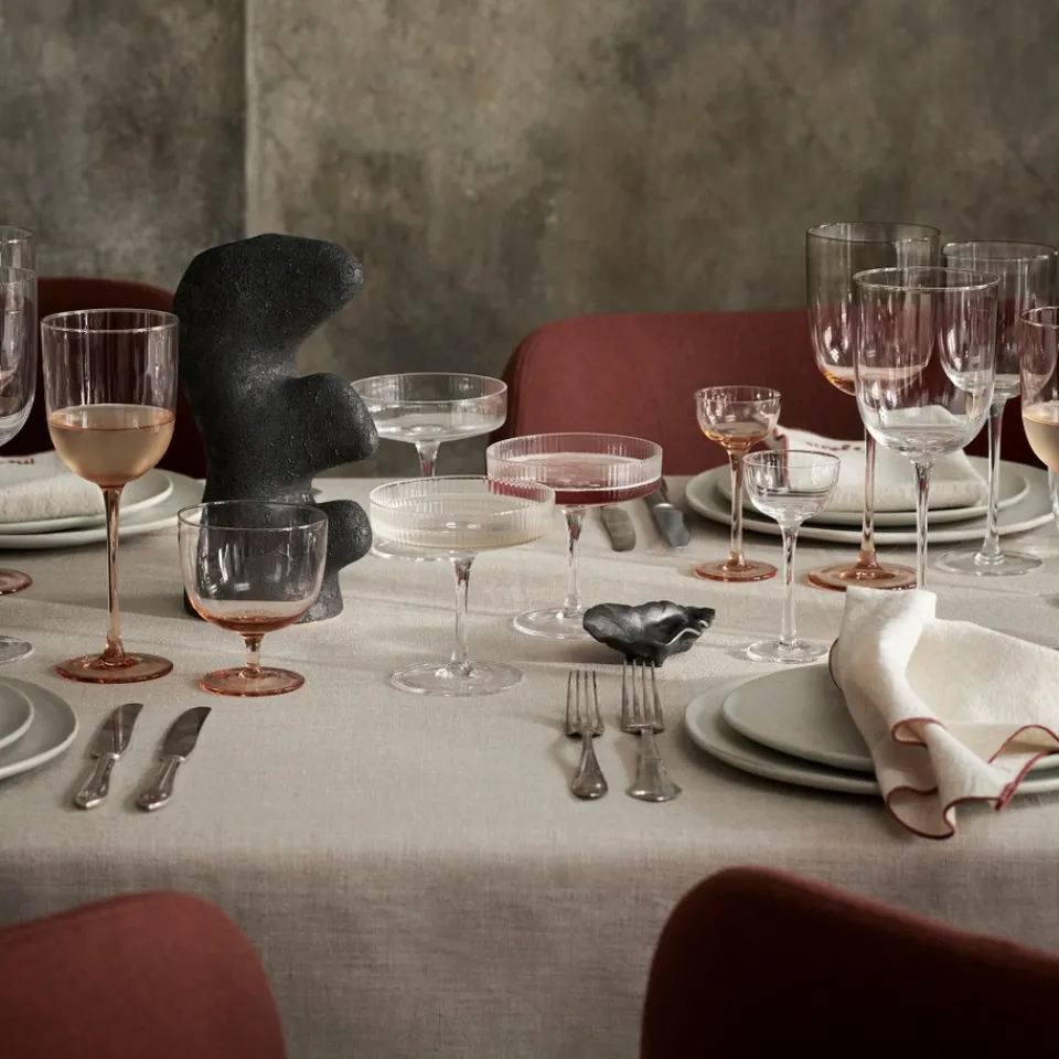 Dining|Ferm Living Host Red Wine Glasses - Set of 2 - Blush