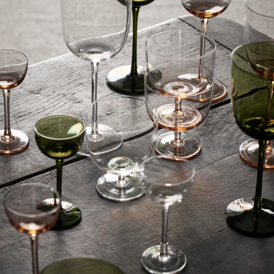 Dining|HAY Ferm Living Host White Wine Glasses - Set of 2 - Blush