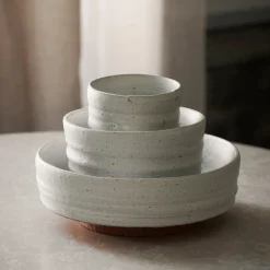 Dining|Ferm Living Serena Bowl - Ø12.5 - Off-white