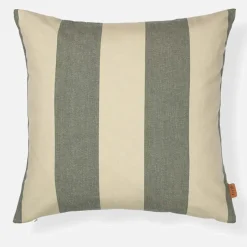 Outdoors|Ferm Living Strand Outdoor Cushion - Dark Lichen/Parchment
