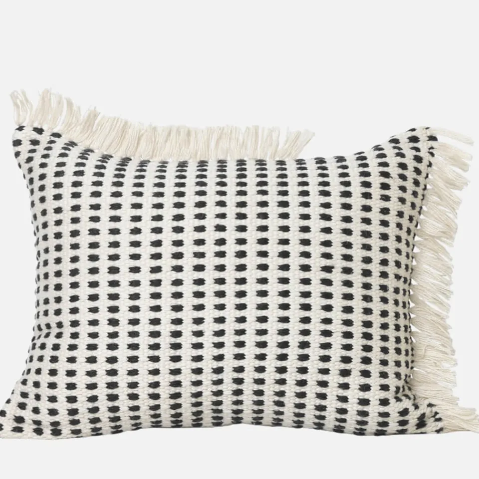 Outdoors|Home Textiles|Dr. Martens Ferm Living Way Outdoor 70cm x 50cm Cushion - White/Black