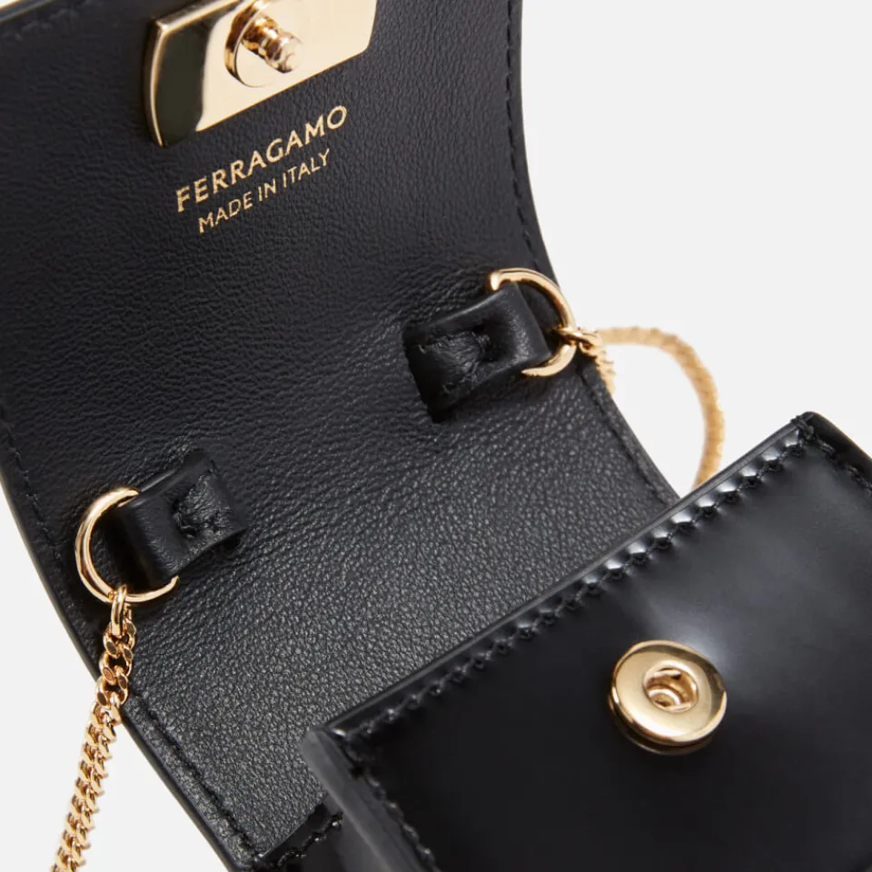 Bags|Ferragamo Leather Airpod Case