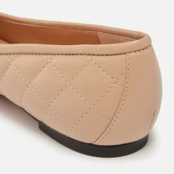 Flats|Ferragamo Ferregamo Women's Varina Quilted Leather Ballet Flats - UK 5