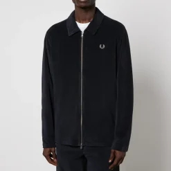 Shirts|Shirts|Dr. Martens Fred Perry Logo-Embroidered Cotton-Terry Overshirt - L