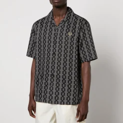 Shirts|Shirts|Veja Fred Perry Revere Printed Camp Collar Shirt - S