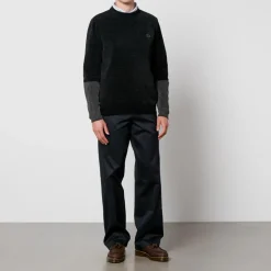 Knitwear|Barbour Fred Perry Two-Tone Chenille Jumper - S