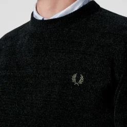 Knitwear|Barbour Fred Perry Two-Tone Chenille Jumper - S
