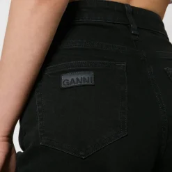 Jeans|Ganni Andi Stretch-Denim Straight-Leg Jeans - 27W/34L