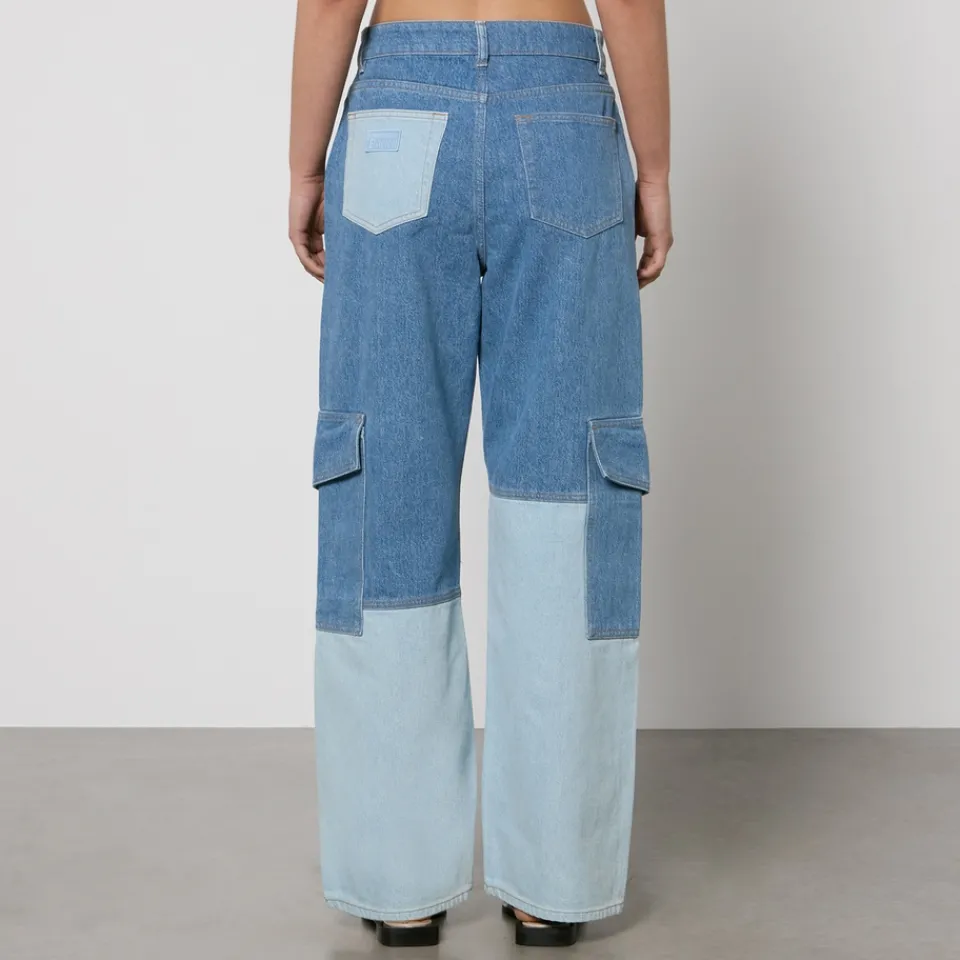 Jeans|Dr. Martens Ganni Angi Denim Wide-Leg Jeans - W27