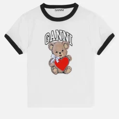 Loungewear|T-Shirts And Tops|Varley Ganni Basic Jersey Bear Organic Cotton-Jersey T-Shirt - XS
