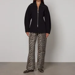 Jackets|Coats|Dr. Martens Ganni Bonded Crepe Curve Sleeve Jacket - EU 34/UK 6