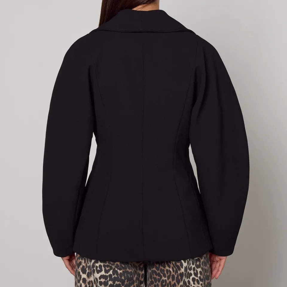 Jackets|Coats|Dr. Martens Ganni Bonded Crepe Curve Sleeve Jacket - EU 34/UK 6
