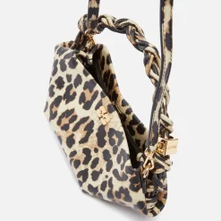 Bags|Ganni Bou Leopard-Print Recycled Leather Mini Bag