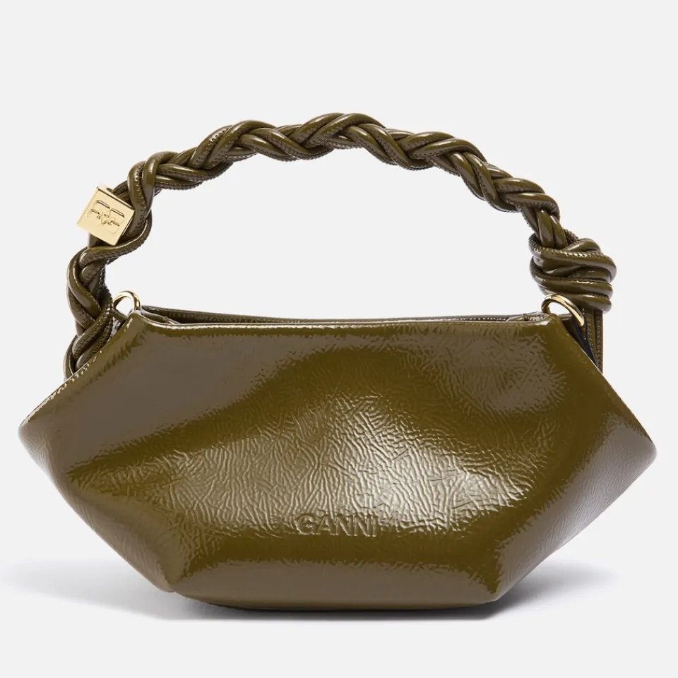 Bags|Ganni Bou Patent Recycled Leather-Blend Mini Bag