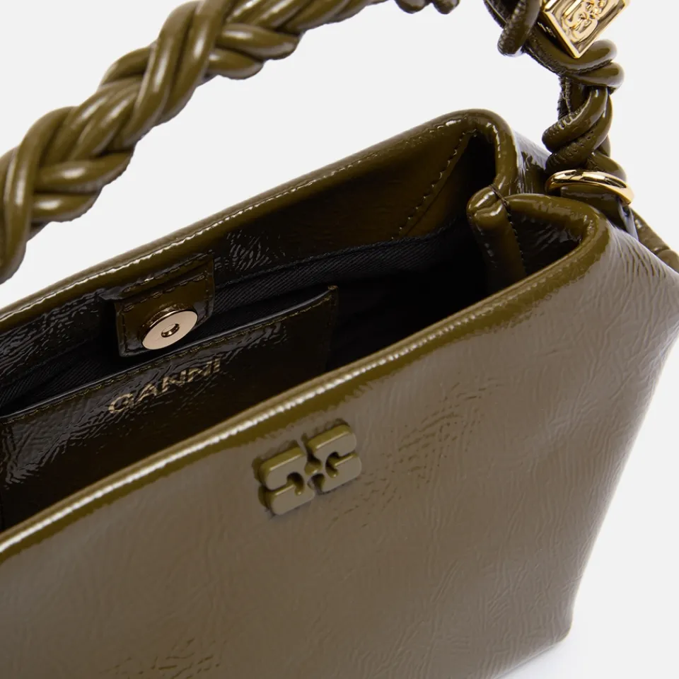 Bags|Ganni Bou Patent Recycled Leather-Blend Mini Bag