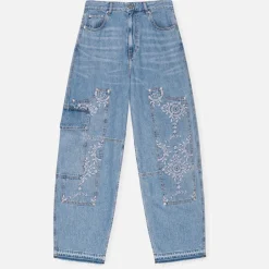 Jeans|Dr. Martens Ganni Broderie Anglaise Denim Carpenter Jeans - W26