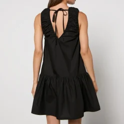 Dresses|Dresses|Ganni Cotton-Poplin Mini Dress - EU 36/UK 8