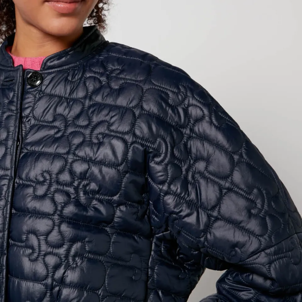 Jackets|Coats|Dr. Martens Ganni Cropped Quilted Nylon Jacket - EU 44/UK 16