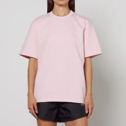 Loungewear|T-Shirts And Tops|Dr. Martens Ganni Drop Shoulder Heart Cotton-Jersey T-Shirt - XS