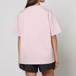Loungewear|T-Shirts And Tops|Dr. Martens Ganni Drop Shoulder Heart Cotton-Jersey T-Shirt - XS