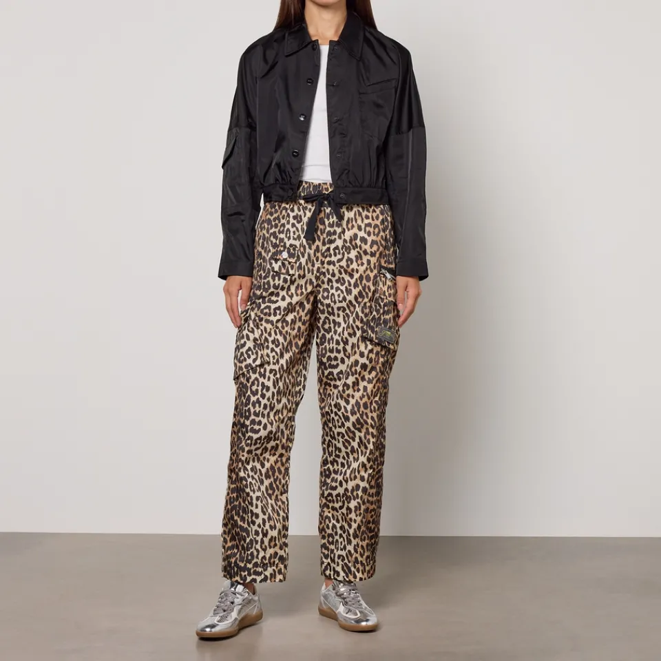 Trousers|Dr. Martens Ganni Duchesse Nylon Cargo Trousers - UK 6