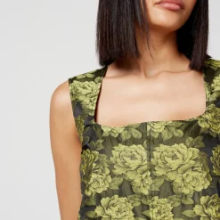 Dresses|Dresses|Dr. Martens Ganni Floral-Jacquard Mini Dress - EU 44/ UK 16