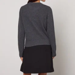 Loungewear|Knitwear|Ganni Graphic Bear Wool-Blend Knit Jumper - XS