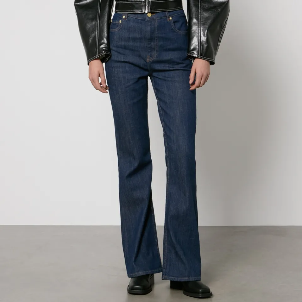 Jeans|Castañer Ganni Iry Stretch-Denim Flared Jeans - W27