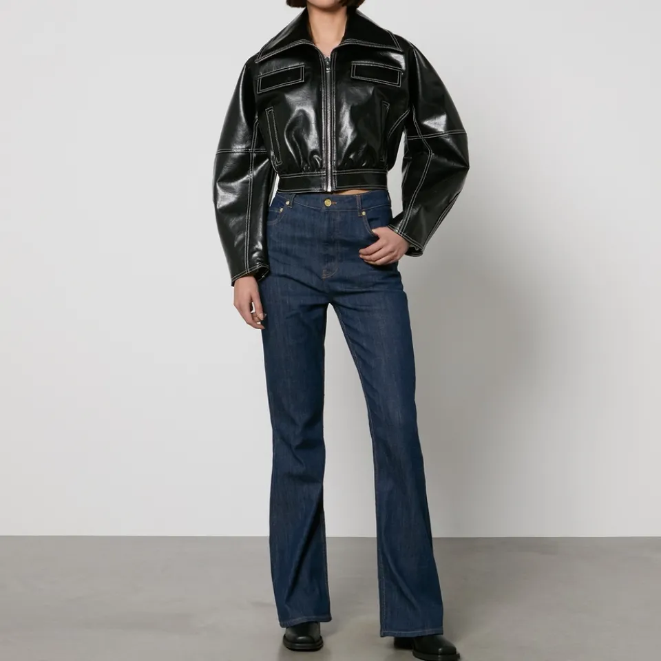 Jeans|Castañer Ganni Iry Stretch-Denim Flared Jeans - W27