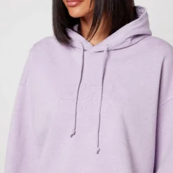 Loungewear|Sweatshirts|Ganni Isoli Cropped Organic Cotton-Jersey Hoodie - XXS/XL