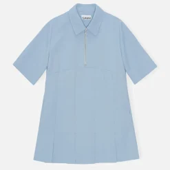 Dresses|Dresses|Ganni Light Suiting Twill Mini Dress - 34