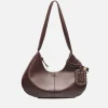 Bags|Ganni Medium Hobo Faux Leather-Blend Bou Bag