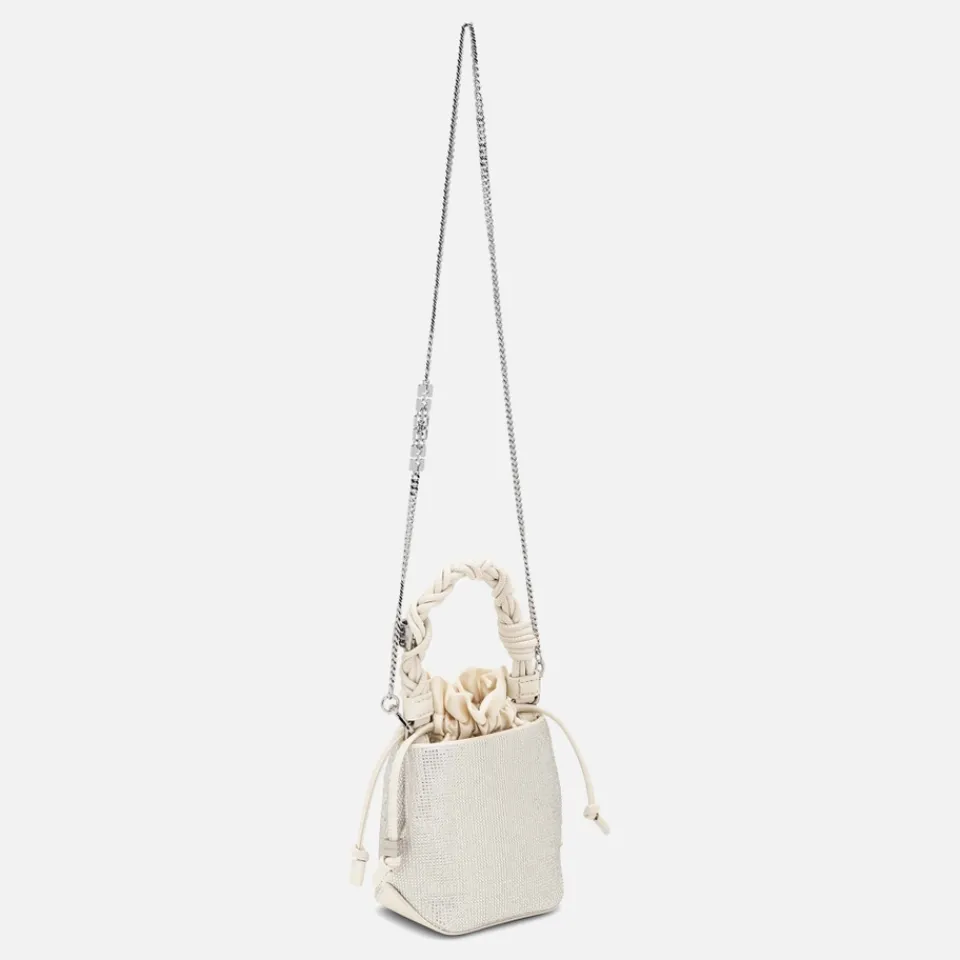 Bags|Ganni Mini Bou Embellished Faux Leather Bag