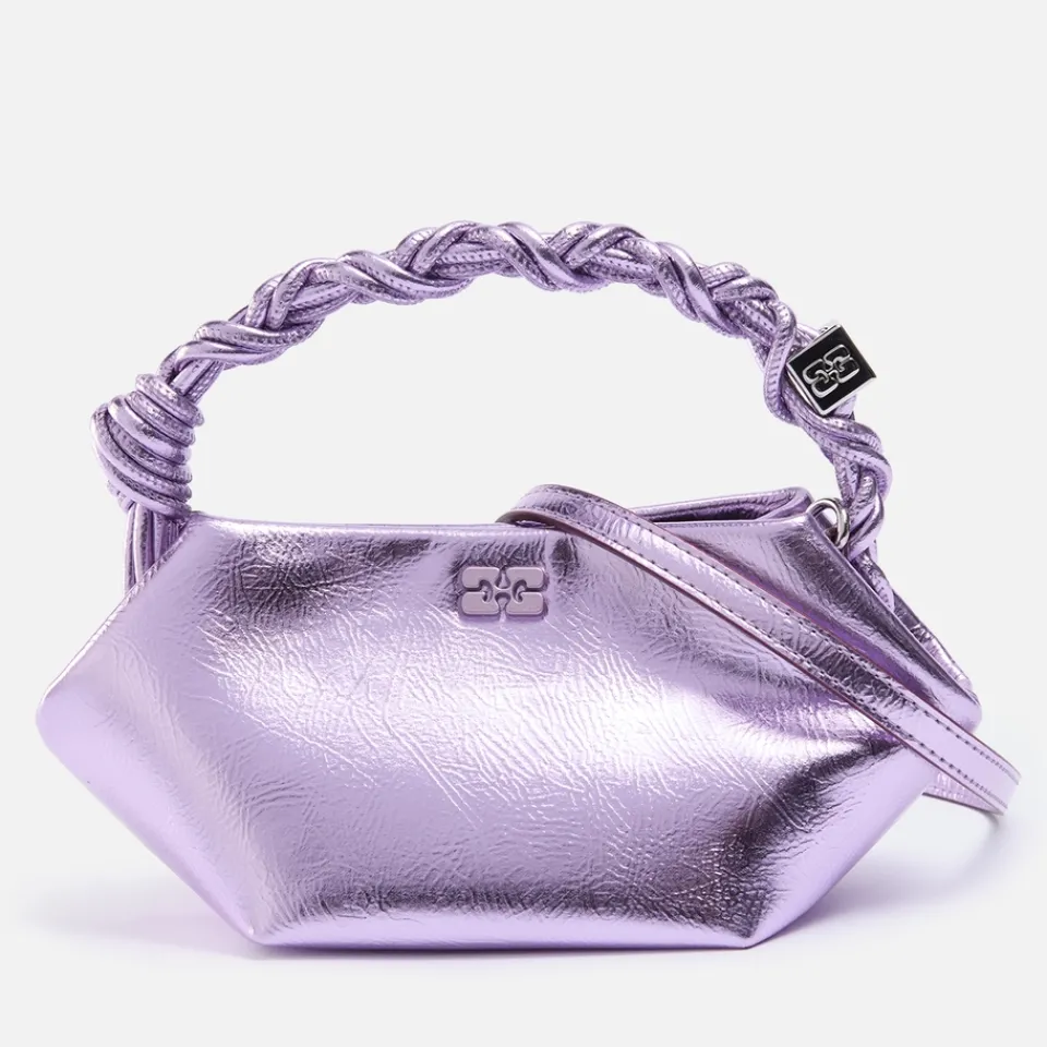 Bags|SUI AVA Ganni Mini Bou Recycled Leather-Blend Bag