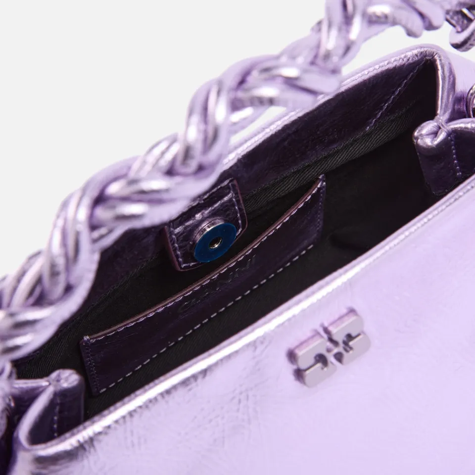 Bags|SUI AVA Ganni Mini Bou Recycled Leather-Blend Bag