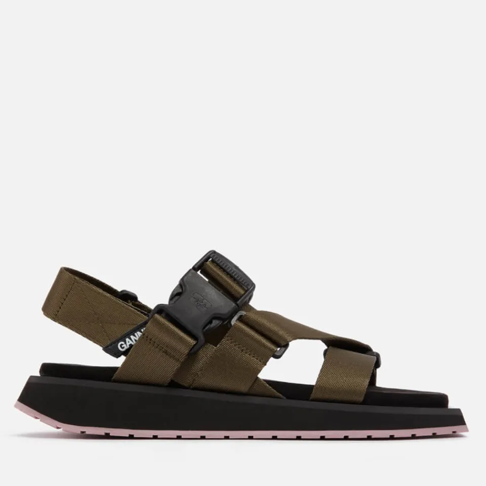 Sandals & Slides|Sandals|Ganni Performance Webbing Sandals - UK 3