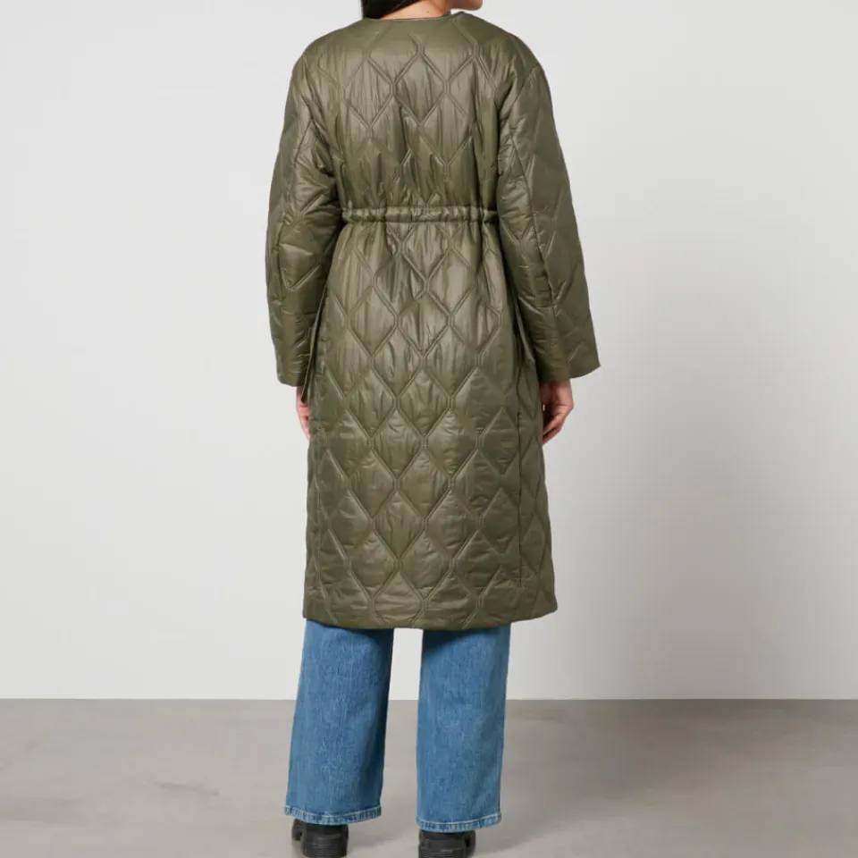 Jackets|Coats|Barbour Ganni Quilted Nylon Coat - S/M