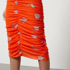 Dresses|Dresses|Ganni Ruched Recycled Jersey Midi Dress - EU 40/UK 12