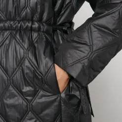 Jackets|Coats|Dr. Martens Ganni Shiny Long Quilted Shell Coat - S/M