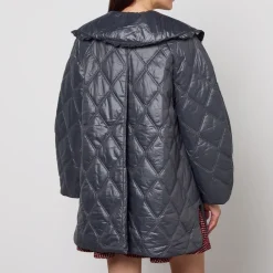Jackets|Coats|Dr. Martens Ganni Shiny Quilted Recycled Shell Jacket - L,XL