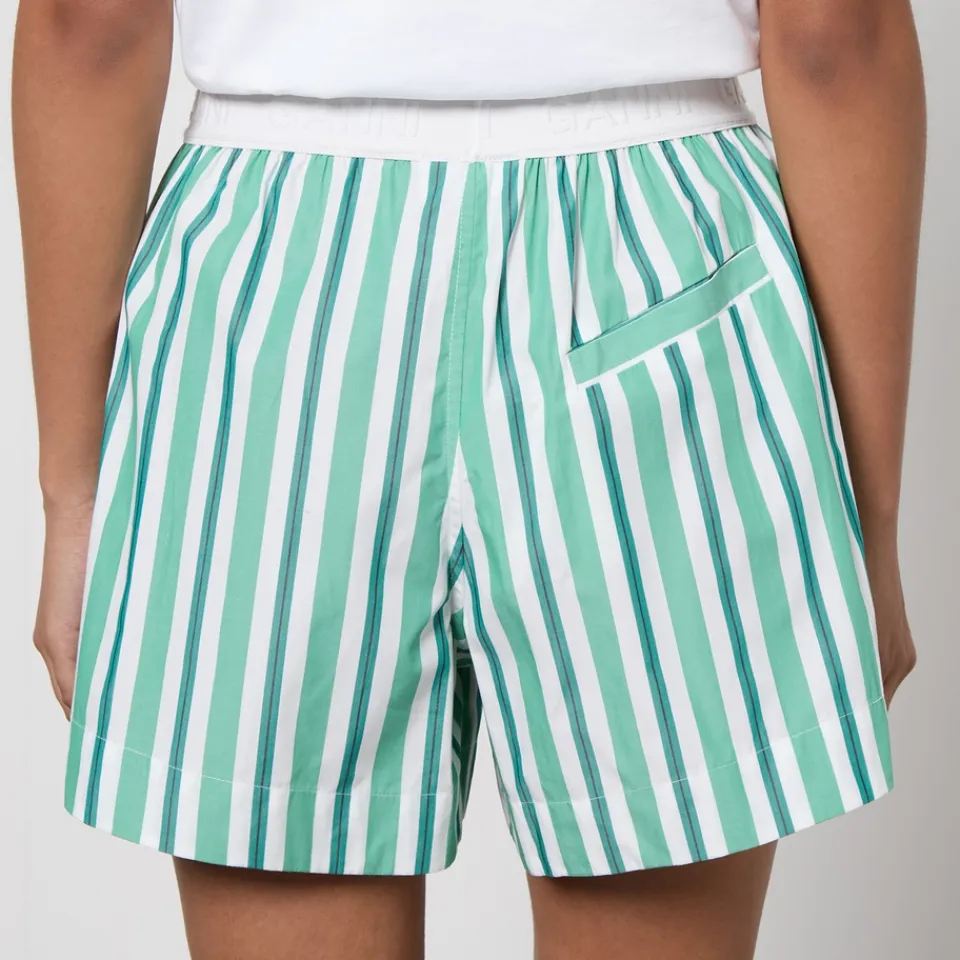 Shorts|Shorts|Sleeper Ganni Striped Organic Cotton Shorts - EU 34/UK 6