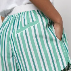 Shorts|Shorts|Sleeper Ganni Striped Organic Cotton Shorts - EU 34/UK 6