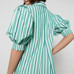 Dresses|Dresses|Dr. Martens Ganni Striped Organic Cotton Maxi Dress - EU 36/UK 8