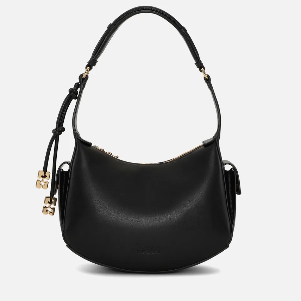 Bags|Dr. Martens Ganni Swing Recycled Leather and Faux Leather Shoulder Bag