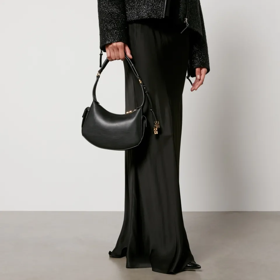 Bags|Dr. Martens Ganni Swing Recycled Leather and Faux Leather Shoulder Bag